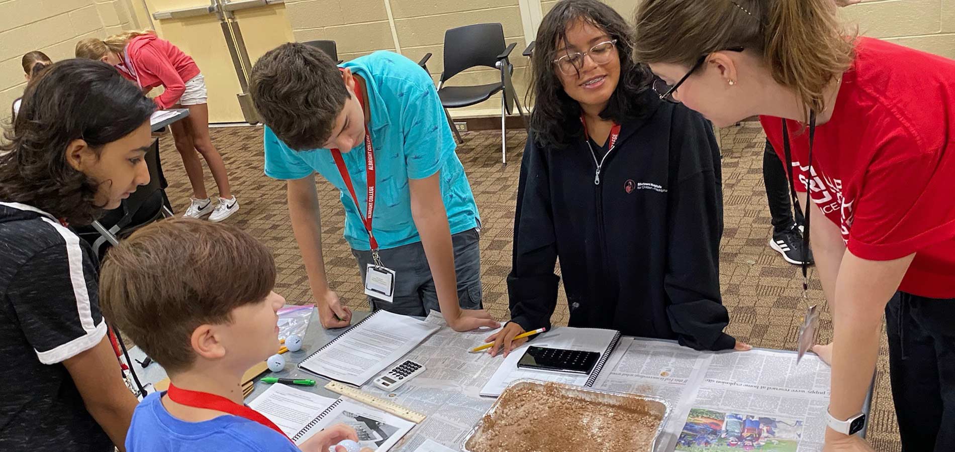 One of many hands on learning experiences